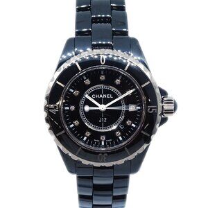 Chanel Ref.H1625 J12 Quartz 33mm Watch Ceramic Diamond 143417